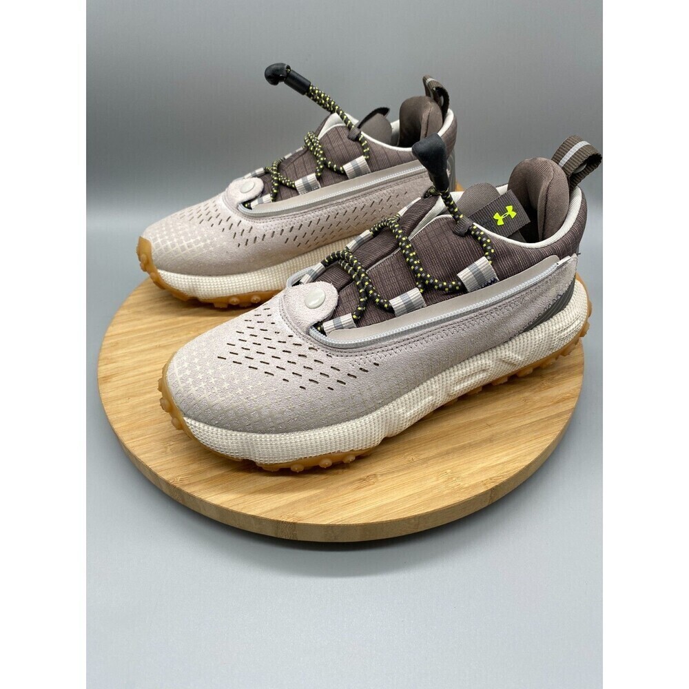 Under Armour Shoes Womans 7.5 Summit Fat Tire Trail Running Beige 3024921 - Picture 7 of 13